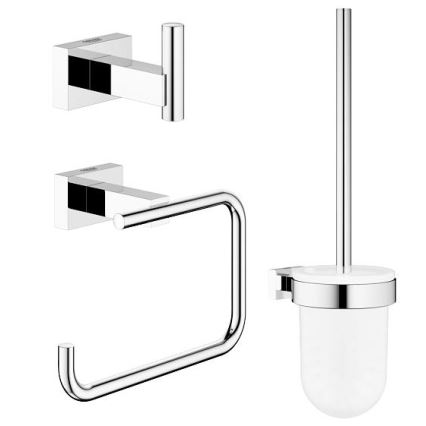 GROHE 40757001 - Комплект аксесоари ESSENTIALS CUBE лъскав хром
