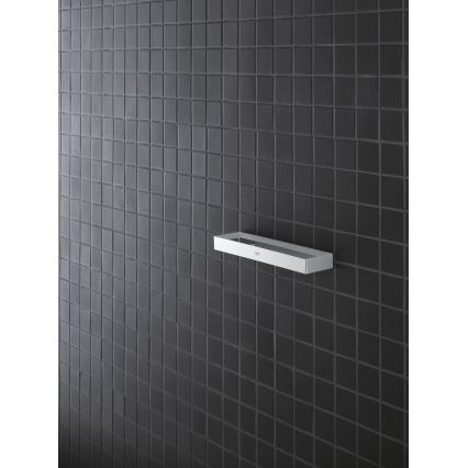 GROHE 40766000 - Държач за кърпи SELECTION CUBE 25 × 6 × 1,5 cm лъскав хром