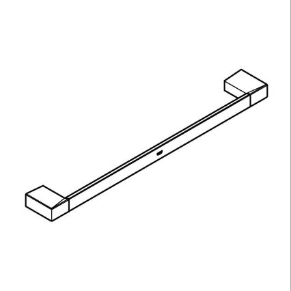 GROHE 40767000 - Държач за кърпи SELECTION CUBE 500 mm лъскав хром