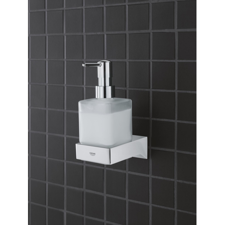 GROHE 40805000 - Дозатор за течен сапун SELECTION CUBE 300 ml лъскав хром
