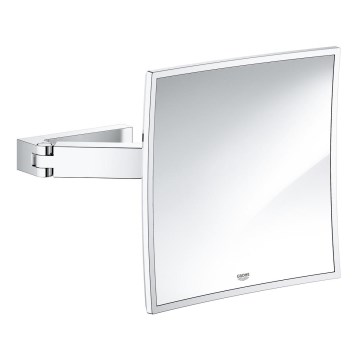 GROHE 40808000 - Козметично огледало SELECTION CUBE 22,3 × 22,3 cm лъскав хром