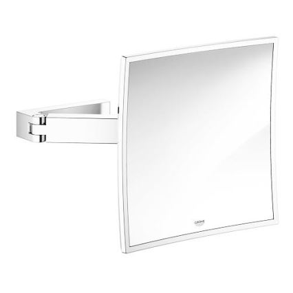 GROHE 40808000 - Козметично огледало SELECTION CUBE 22,3 × 22,3 cm лъскав хром