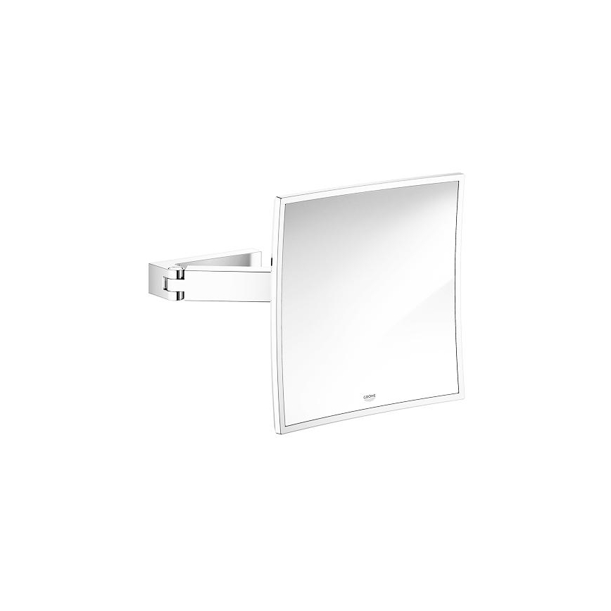 GROHE 40808000 - Козметично огледало SELECTION CUBE 22,3 × 22,3 cm лъскав хром