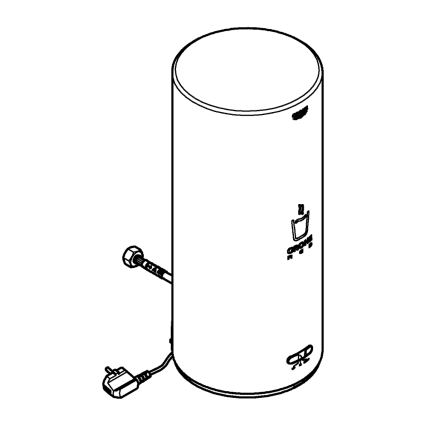 GROHE 40831001 - Резервоар RED 7 л, неръждаема стомана