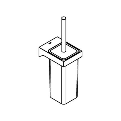 GROHE 40857000 - Комплект за почистване на тоалетната SELECTION CUBE, бляскав хром