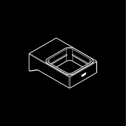 GROHE 40865000 - Държач SELECTION CUBE, лъскав хром