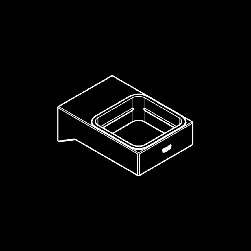 GROHE 40865000 - Държач SELECTION CUBE, лъскав хром