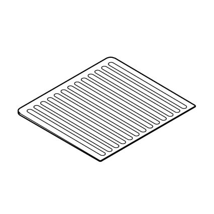 GROHE 40871K00 - Отцедителна плоча 450 x 400 мм керамика/черна