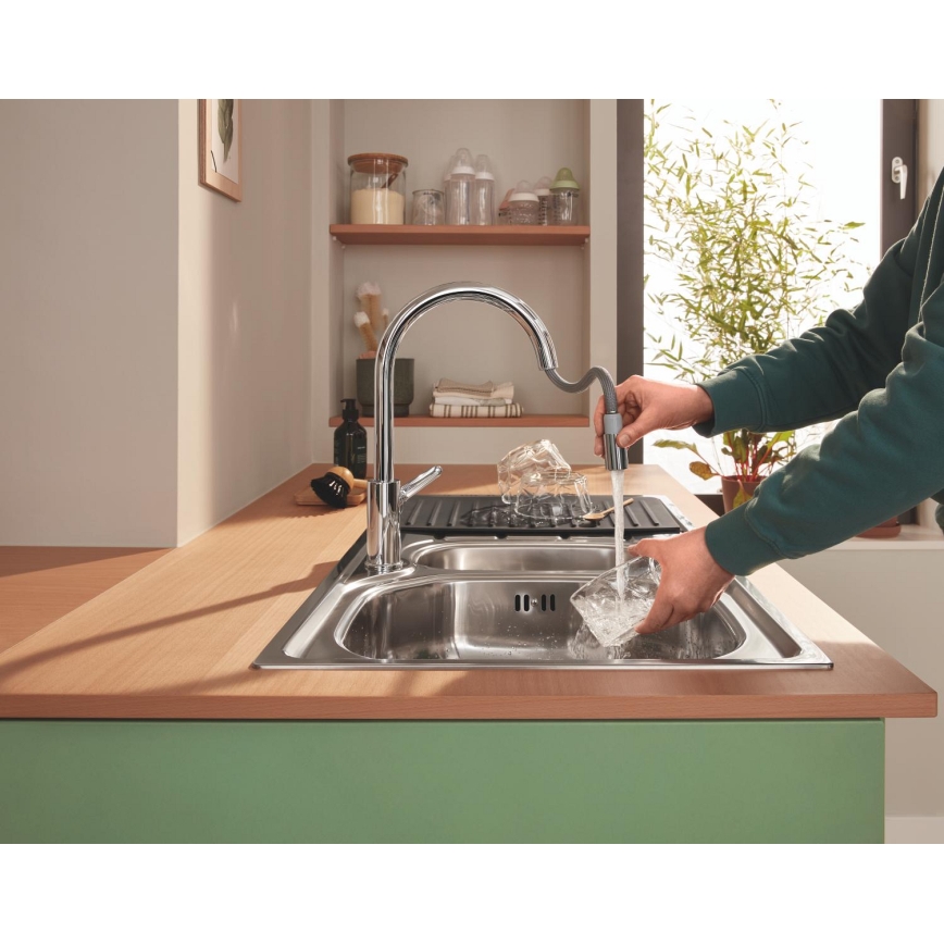 GROHE 40872K00 - Отцедителна плоча 450 x 250 mm керамична/черна