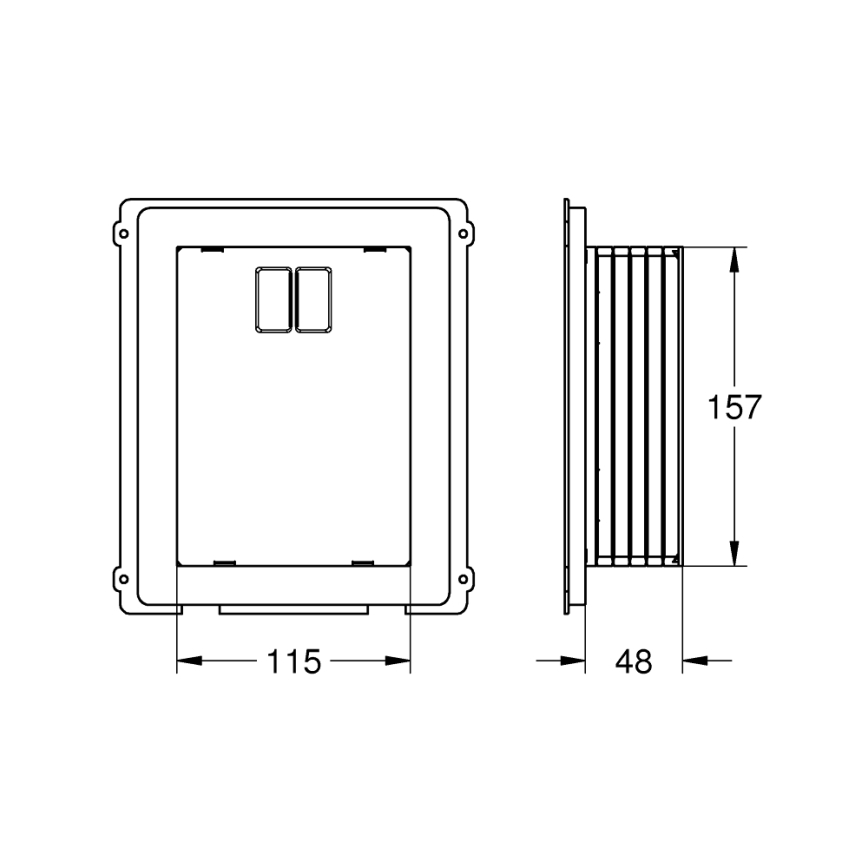 GROHE 40949000 - Ревизионна шахта RAPID