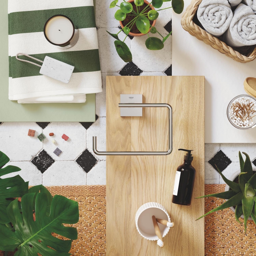 GROHE 40975000 - Поставка за хавлии START CUBE, лъскав хром