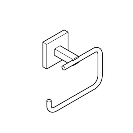 GROHE 40978000 - Държач за тоалетна хартия START CUBE блестящ хром