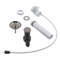GROHE 40986AL0 - Комплект за оттичане за кухненски мивки, диаметър 35 мм, графит