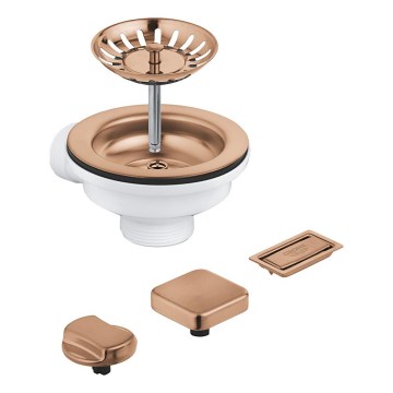 GROHE 40996DL0 - меден отточен комплект за кухненски мивки