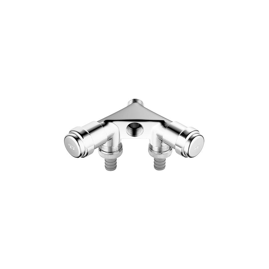 GROHE 41020000 - Двоен вентил EGGEMANN 12” лъскав хром