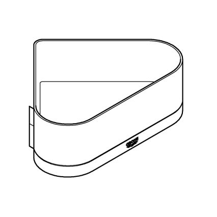 GROHE 41038000 - Ъглов под за душ SELECTION лъскав хром