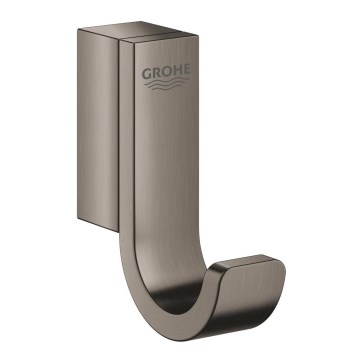 GROHE 41039AL0 -Кука за банен халат SELECTION 5,2 см × 1,5 см × 4,4 см графит