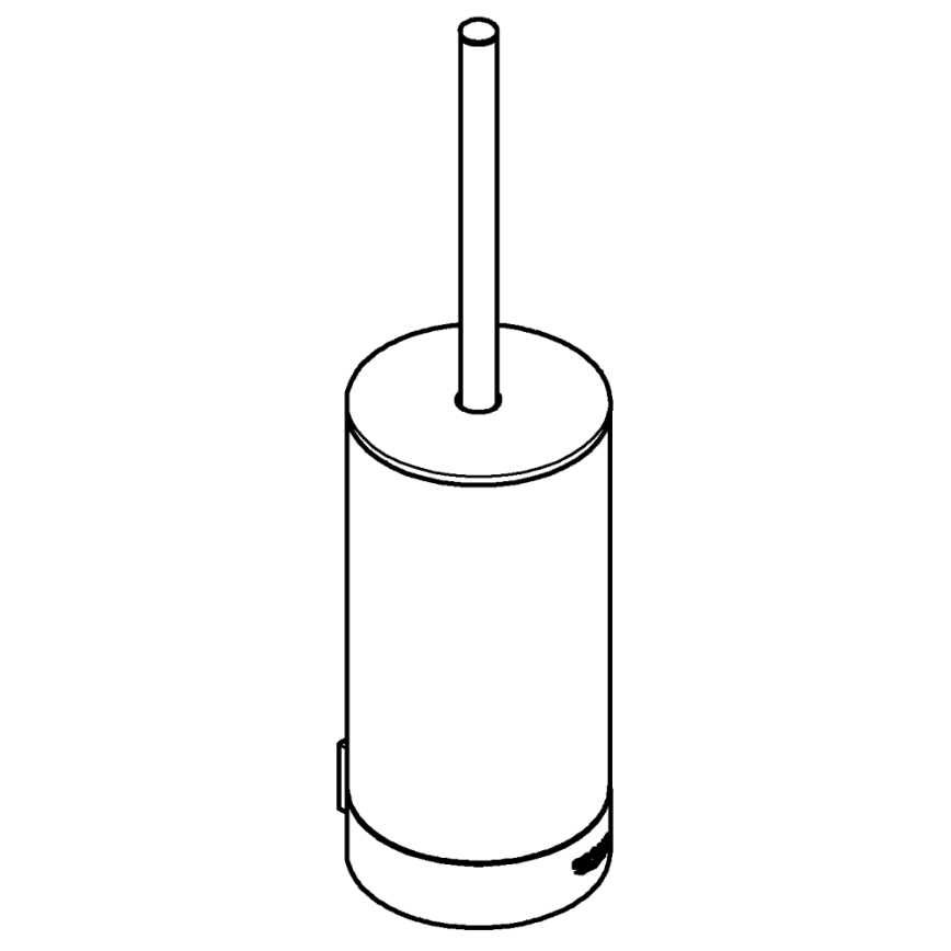 GROHE 41076GL0 - Комплект за почистване на тоалетна SELECTION, златист