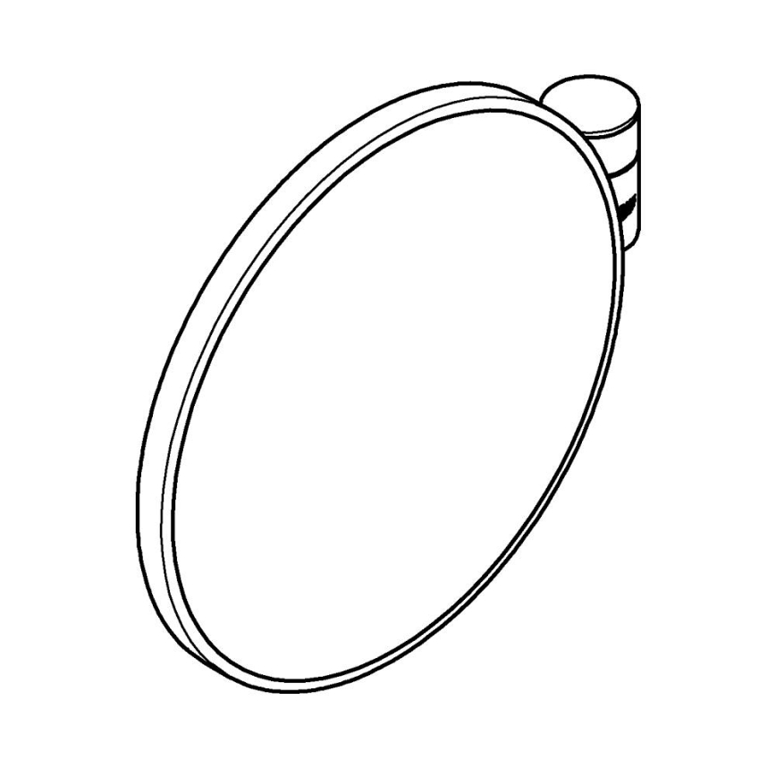 GROHE 41077000 - Козметично огледало SELECTION 20 × 20 cm лъскав хром