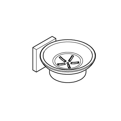 GROHE 410962430 - Сапунерка START CUBE 110 x 56 x 125 мм черна