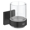 GROHE 410972430 - Стъклена чашка с държач START CUBE черна