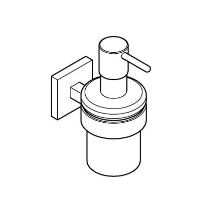 GROHE 41098000 - Дозатор за течен сапун START CUBE 160 мл лъскав хром