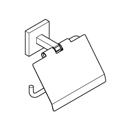 GROHE 411022430 - Държач за тоалетна хартия START CUBE черен
