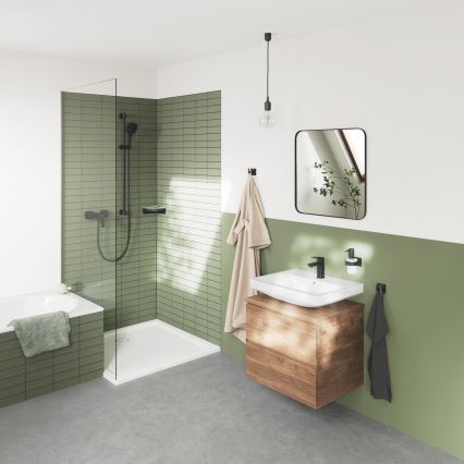 GROHE 411062430 - Ъглова душова полица ESSENTIALS 250 × 250 mm черна