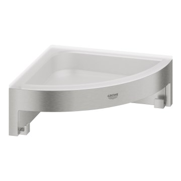 GROHE 41106DC0 - Ъглова поличка за душ START CUBE 200 x 200 x 60 mm неръждаема стомана