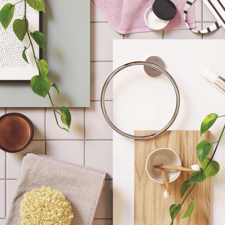 GROHE 41167000 - Държач за кърпи START COSMOPOLITAN, диаметър 200 мм, лъскав хром