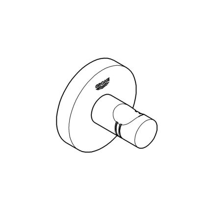 GROHE 41173DC0 - Закачалка за банен халат START, неръждаема стомана