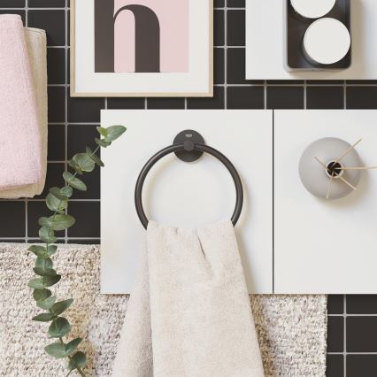 GROHE 411742430 - Закачалка за кърпи START 180 мм, черна