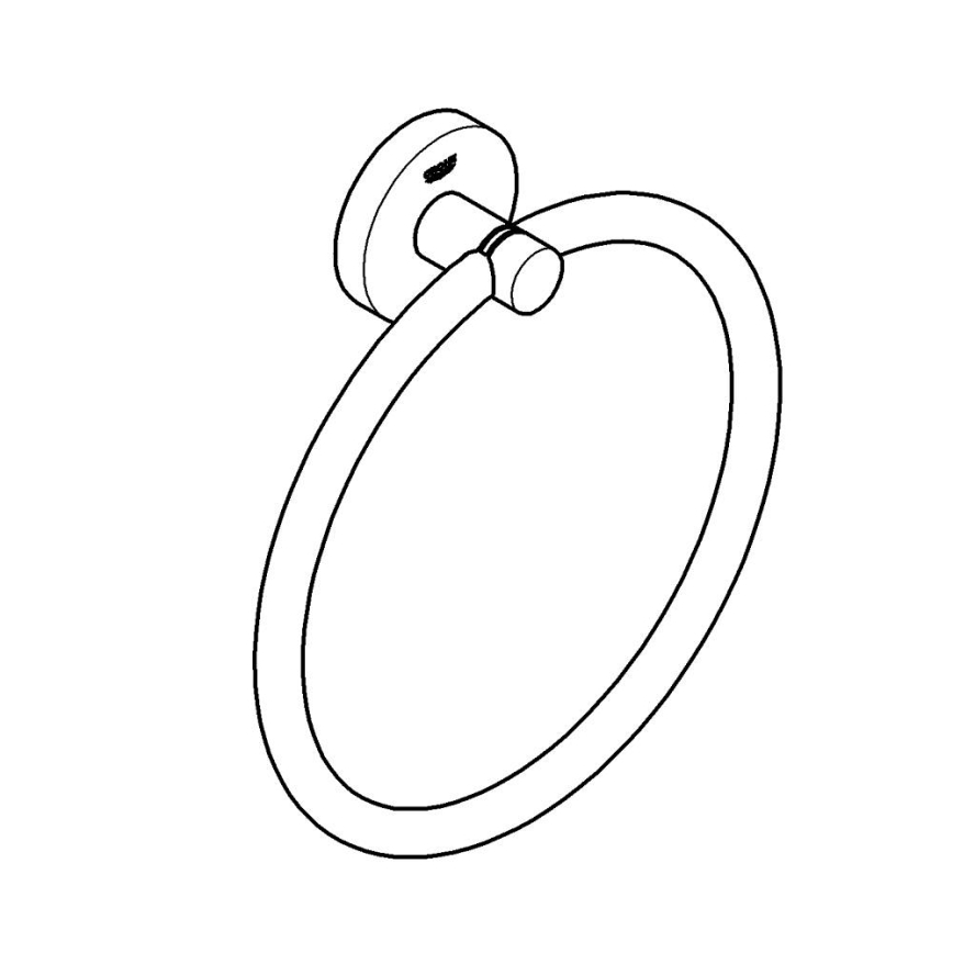 GROHE 41174DC0 - Държач за кърпи START, неръждаема стомана