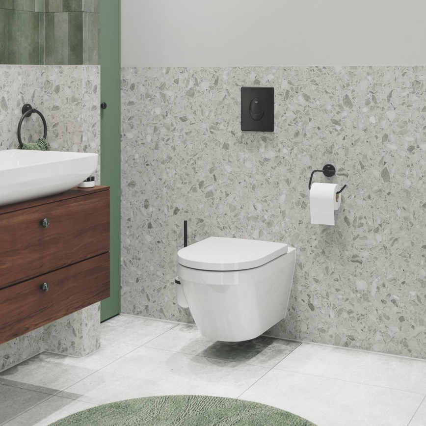 GROHE 411852430 - Комплект за почистване на тоалетна START 398 × 121 мм черен