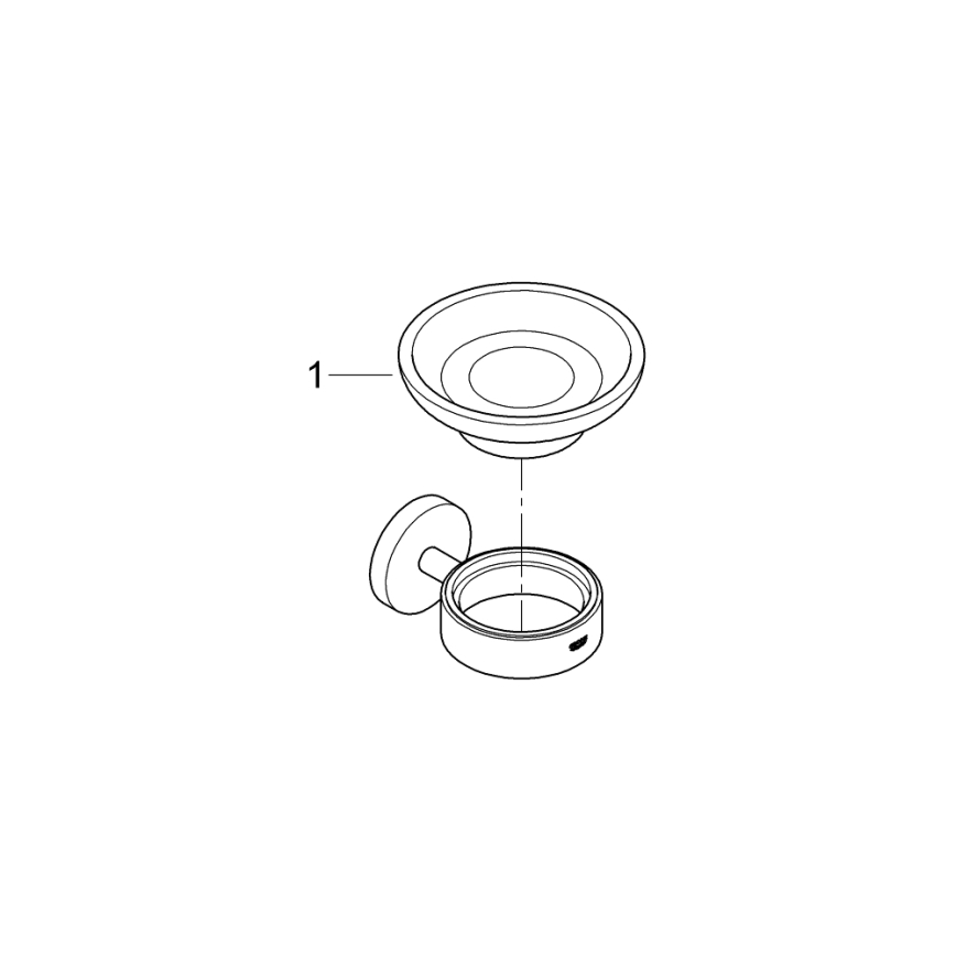 GROHE 41193000 - Сапунерка ESSENTIALS полиран хром
