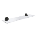 GROHE 412022430 - Стъклена полица START 530 мм черна