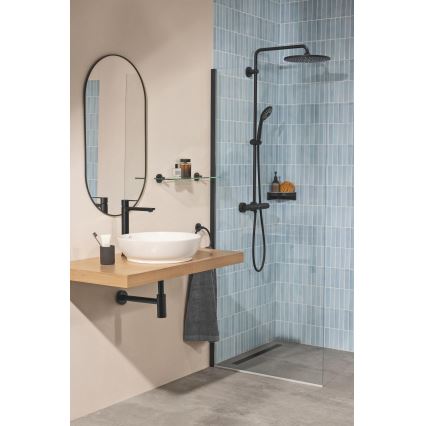 GROHE 412022430 - Стъклена полица START 530 мм черна