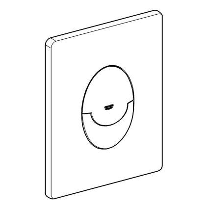 GROHE 42304SH0 - Панел за управление SKATE AIR 156 × 197 mm бял