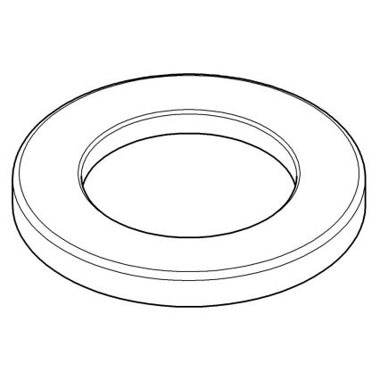 GROHE 48165000 - Монтажна плоча за едноръкохваткови смесители за мивка и биде, хром