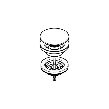 GROHE 65807000 - Комплект за оттичане, лъскав хром