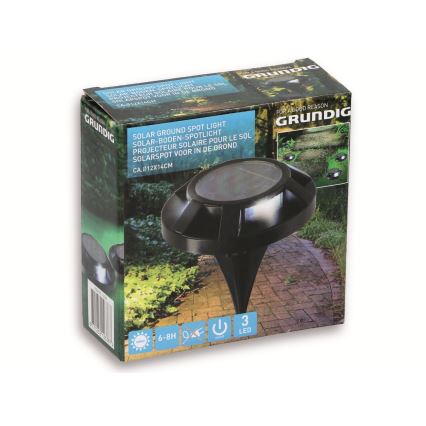 Grundig 12338 - LED соларно осветително тяло 3xLED / 1xAAA