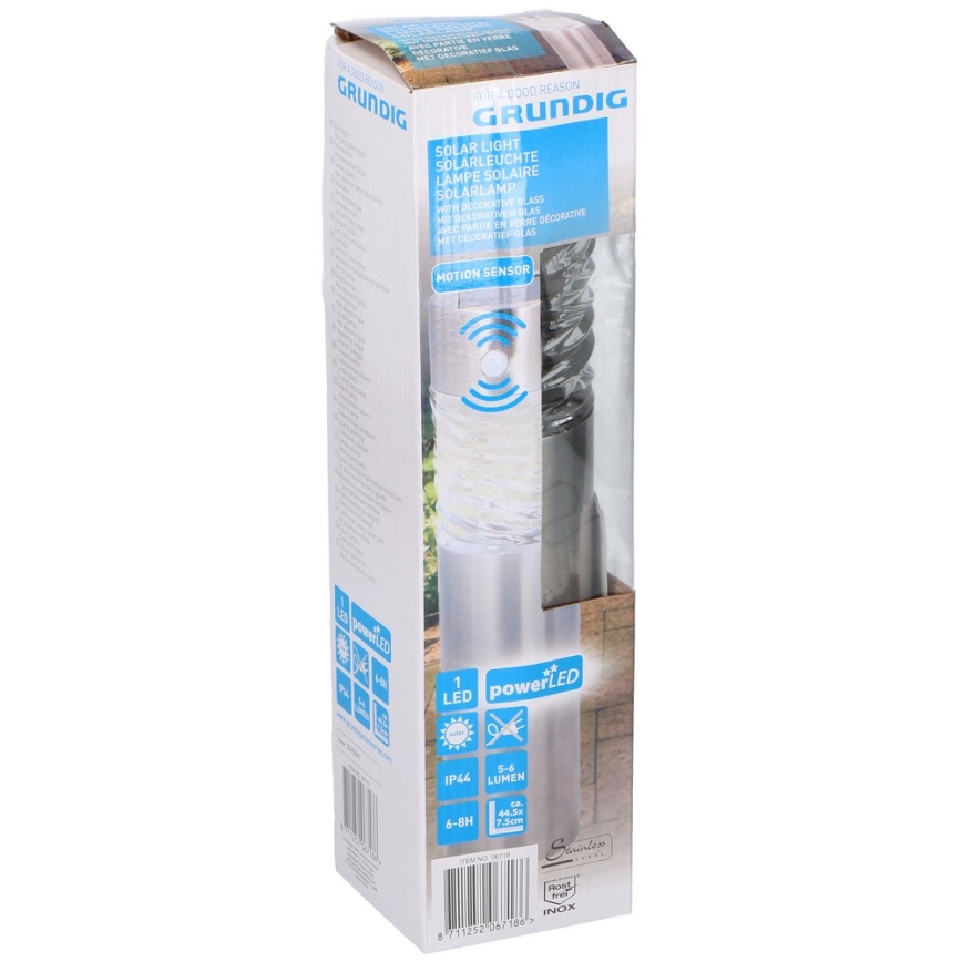 Grundig 14 - LED Соларна лампа 1xLED 1xAAA 600 mAh IP44