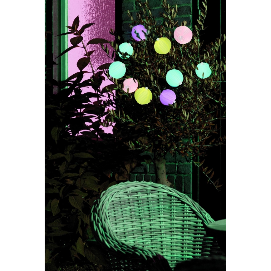 Grundig 14106 - LED Соларни лампички 2,4м 10xLED/1,2V