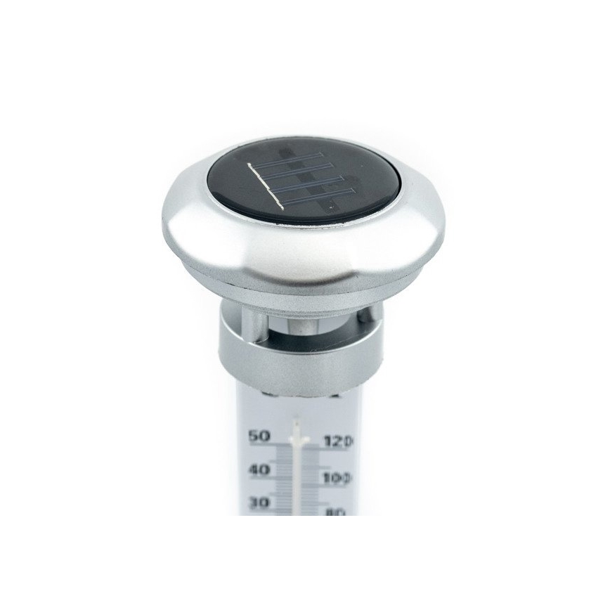 Grundig 89640 - LED Соларна лампа с термометър 1xLED/1,2V IP44