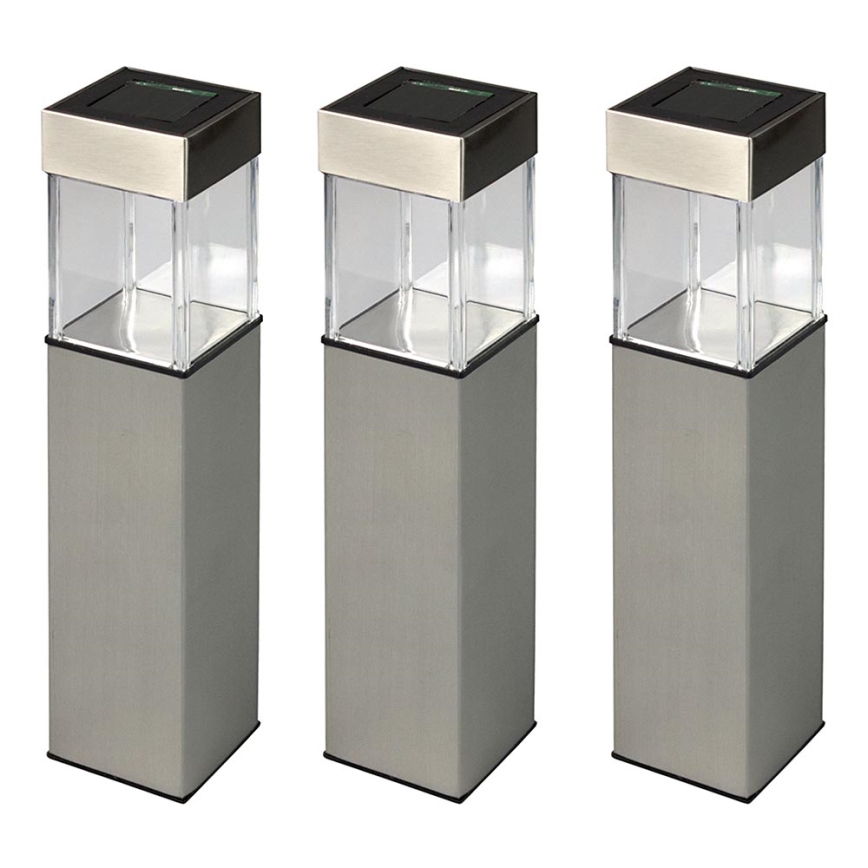 Grundig 90048 - Комплект от 3 бр. соларни LED лампи/5,5x28 см, 1xAAA 600 mAh