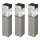Grundig 90048 - Комплект от 3 бр. соларни LED лампи/5,5x28 см, 1xAAA 600 mAh