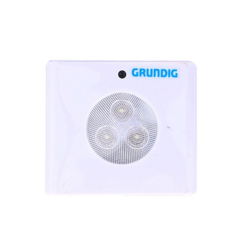 Grundig - LED Лампа за ориентация със сензор 3xLED/3xAAA
