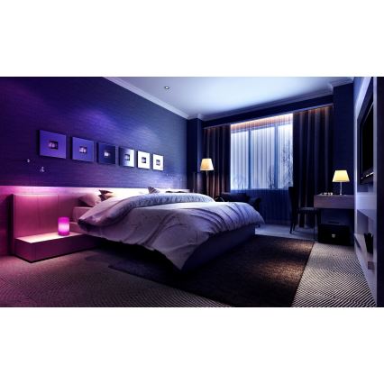 Grundig - LED RGB Димируема настолна лампа LED/3xAAA + дистанционно