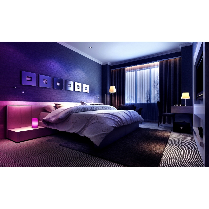 Grundig - LED RGB Димируема настолна лампа LED/3xAAA + дистанционно