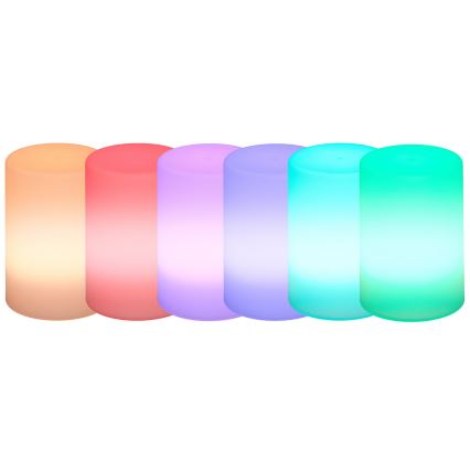 Grundig - LED RGB Димируема настолна лампа LED/3xAAA + дистанционно